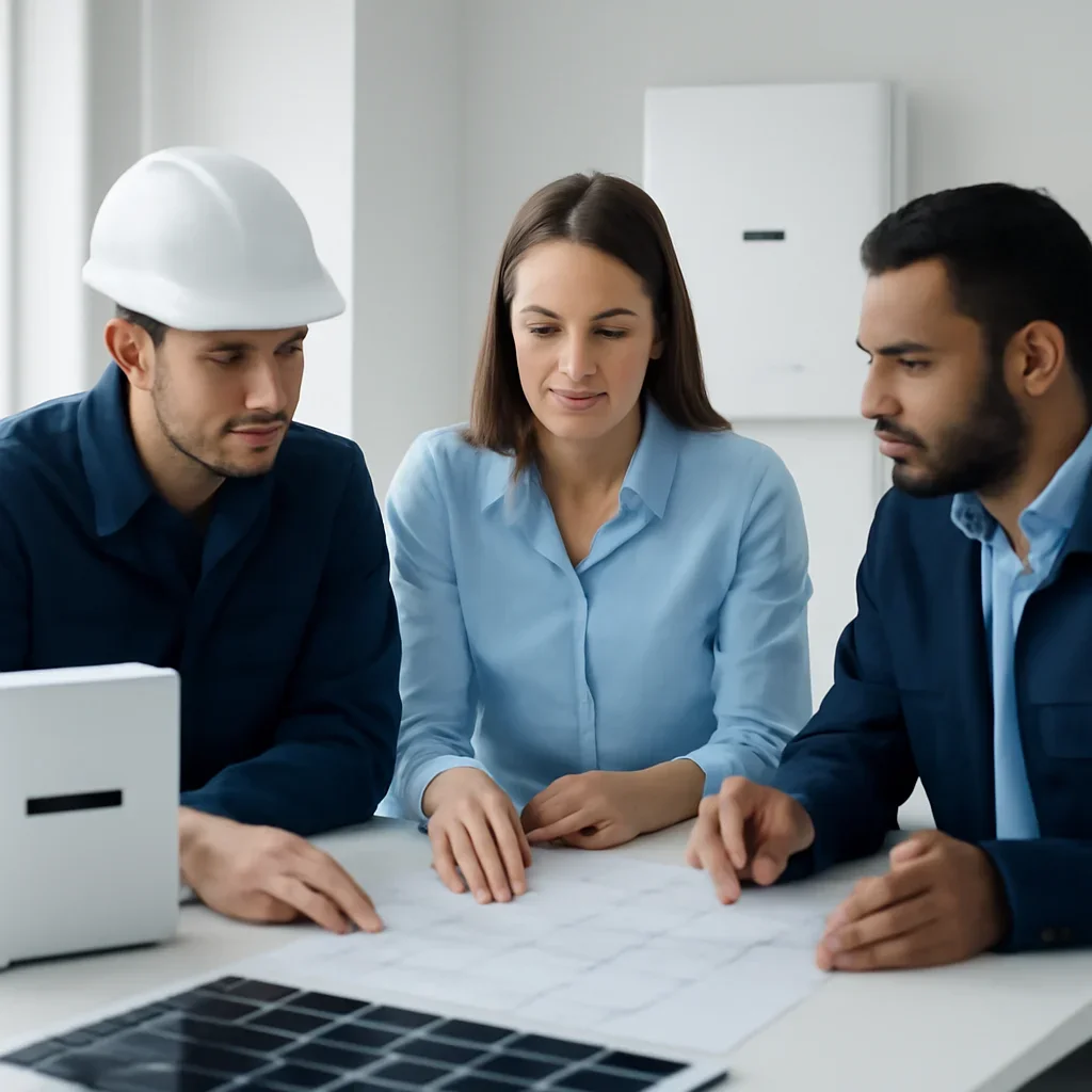 Project review related to solar batteries for home backup in BC