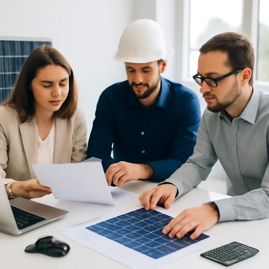 Project review related to annual solar checklist for BC homeowners