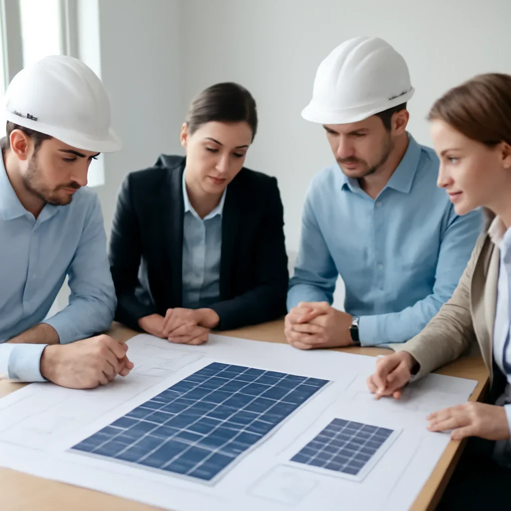 Project review related to solar system features and design choices